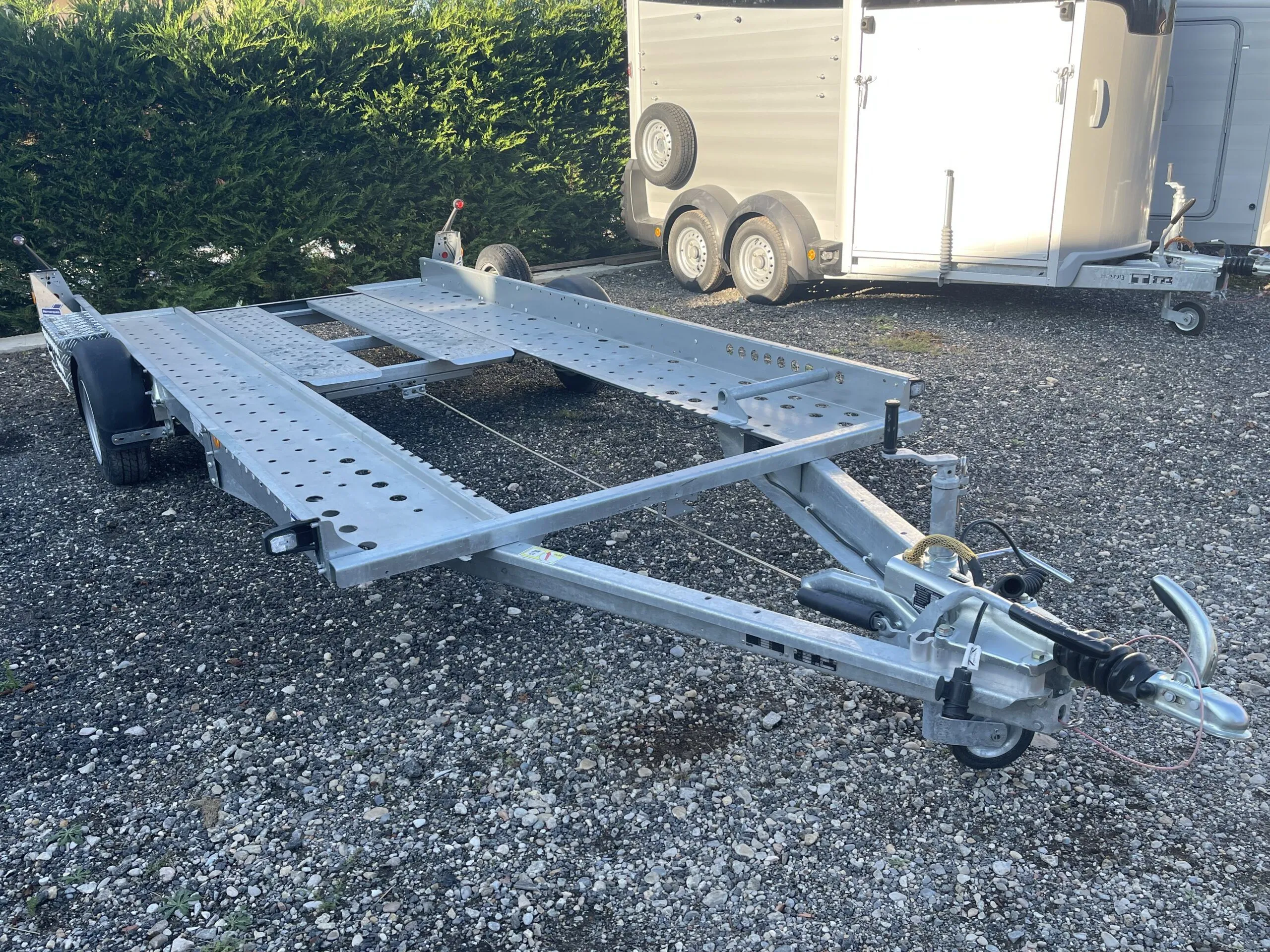 Lot De 2 Pièces De Rechange Pour Cric De Remorque - Roue Simple Avant, En Acier