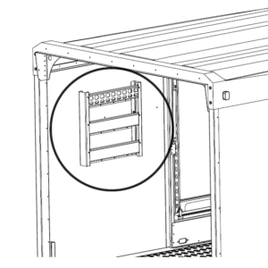 Etagères de rangement latérales Race Sport & Race-Transporter - P-SGAS-5251-K-N