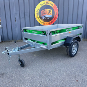 ERDE Daxara 198 NF 185x115 / 1 essieu / Roues 13 pouces / 500kg