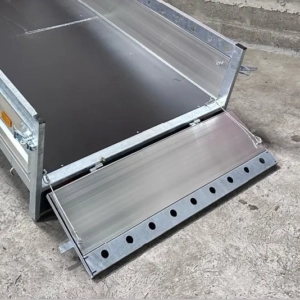 Ridelle arrière pour remorque VDM 130 cm / Aluminium