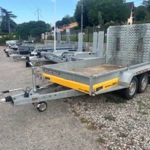 Occasion remorque porte engins Brian James 2.8x1.6m - 2700kg - General Plant