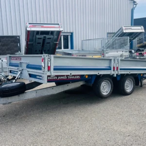 Remorque plateau basculant & rampes 3.6 x 2 m 3500kg Brian James Connect