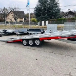 Bonne affaire ! Remorque porte voitures BRIAN JAMES T-Transporter 5.50 x 2.10 m - 3500kg