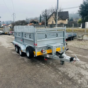 Bonne affaire ! remorque porte engins BRIAN JAMES 360 x 170 / 3500kg
