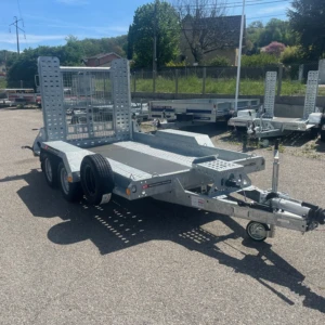 PROMO Remorque porte-engins Brian James 3.20x1.70m 3500kg - Rampe arrière