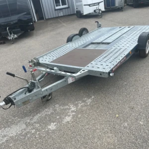 Remorque porte voiture simple essieu Brian James C2 Blue / C-Transporter 370x200 - 1500kg