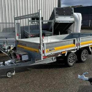 Occasion remorque BRIAN JAMES Tipper 310x160 / 2 essieux / Roues 12 pouces / 3500kg